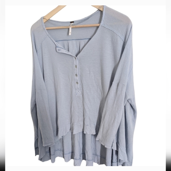 Free People Benedict Canyon Thermal Henley - Picture 3 of 4